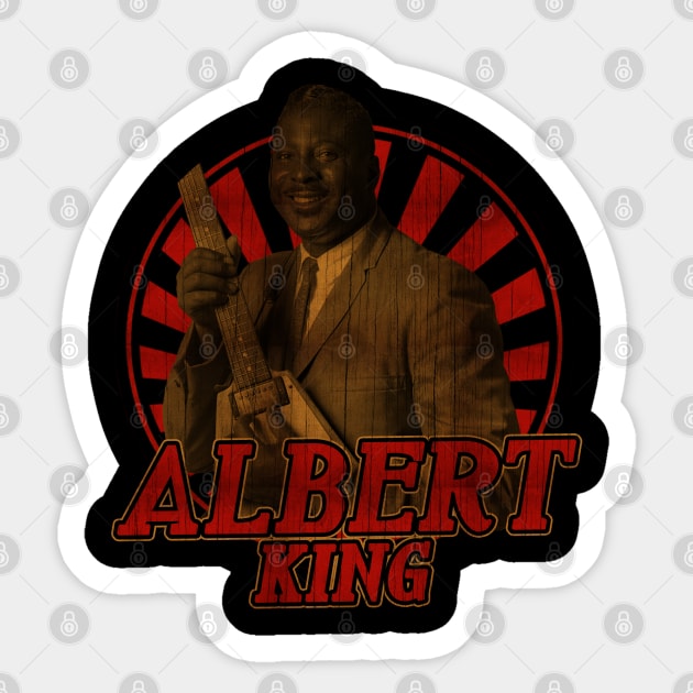 Retro Vintage 80s Albert King Sticker by Electric Tone